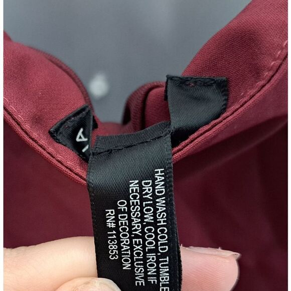 AQUA Ruffle Dress in Raspberry size Medium - Picture 6 of 6